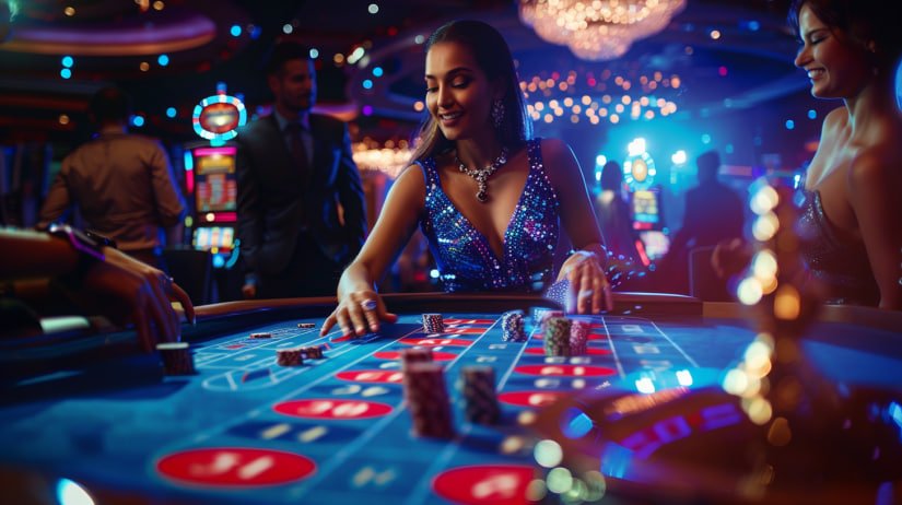 Pemain Qiu Qiu live-dealer di platform pay77 dengan antarmuka yang user-friendly